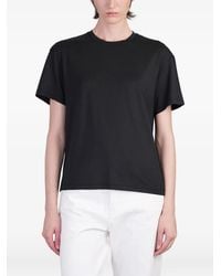TOTEME - Round Neck T-Shirt - Lyst
