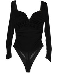 Elisabetta Franchi - Ruched Bodysuit - Lyst