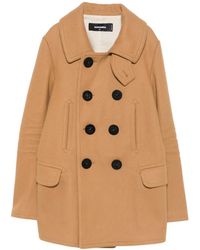 DSquared² - Jas Met Dubbele Rij Knopen En Halssluiting - Lyst