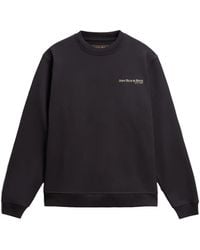 Woolrich - Logo-Print Crew-Neck Sweatshirt - Lyst