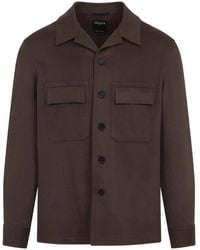 ZEGNA - ダブルポケット カシミアシャツジャケット - Lyst