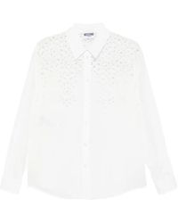 Moschino - Broderie-Anglaise Shirt - Lyst