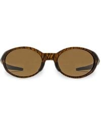 Oakley - Tiger-Print Oval-Frame Sunglasses - Lyst