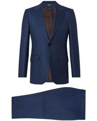 ZEGNA - Costume Trofeo 120Mila En Laine Marine - Lyst