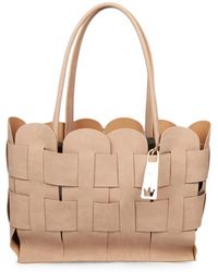 La Milanesa - Large Viola Woven Tote Bag - Lyst
