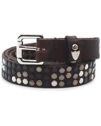 HTC - Stud-Embellished Leather Belt - Lyst