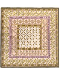 La DoubleJ - Floral-Print Silk Scarf - Lyst
