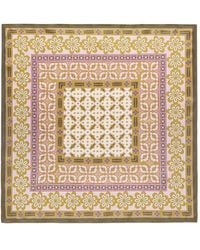 La DoubleJ - Floral-Print Silk Scarf - Lyst