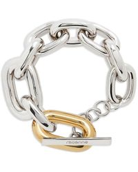 Rabanne - Chain-Link Oval-Link Bracelet - Lyst