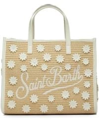 MC2 Saint Barth - Vivian Floral-Appliqué Shoulder Bag - Lyst