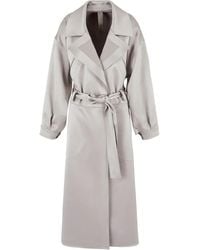 Giorgio Armani - Belted Trench Coat - Lyst