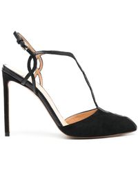 Francesco Russo - Twisted-strap 120mm Leather Pump - Lyst