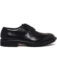 Fabi - Embossed-Logo Derby Shoes - Lyst