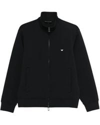Emporio Armani - Logo Cotton Sweatshirt - Lyst