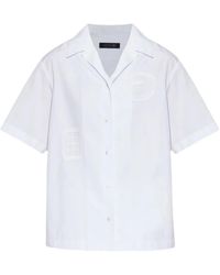 Lacoste - Hemd Mit Logo-Patch - Lyst