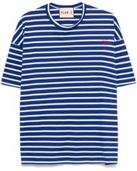 Plan C - Striped Short-Sleeve T-Shirt - Lyst