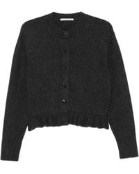Cecilie Bahnsen - Ruffled Floral-Button Cardigan - Lyst