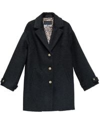 Just Cavalli - Jas Met Enkele Rij Knopen En Bouclé-Textuur - Lyst