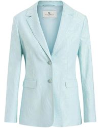Etro - Blazer Con Stampa Paisley - Lyst