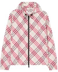 Burberry - Check Salcombe Hooded Jacket​ - Lyst