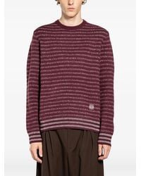 Loewe - Striped Crew-Neck Sweater - Lyst