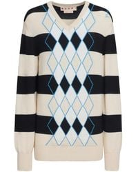 Marni - Striped Sweater - Lyst