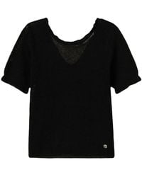 Twinset - Floral Jacquard Top - Lyst