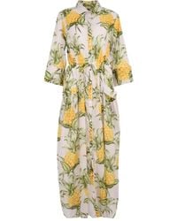 FARM Rio - Jurk Met Ananasprint En Ceintuur - Lyst