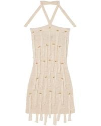 Alanui - Cape Jasmine Mini Dress - Lyst