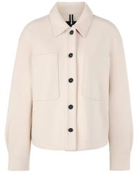 Marc Cain - Tigermania Button-Up Katoenen Jack - Lyst