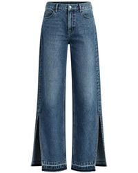 Stel - Split-Hem Frayed Jeans - Lyst