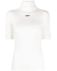 Off-White c/o Virgil Abloh - High Neck T-shirt - Lyst