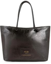 V73 - Knot-Detail Leather Tote Bag - Lyst