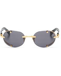 BALMAIN EYEWEAR - Oval-frame Tinted Sunglasses - Lyst
