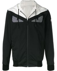 Fendi Bag Bugs Zipped Jacket - Zwart