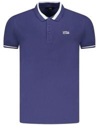 Roberto Cavalli - Tipped-Trim Polo Shirt - Lyst