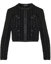 Dolce & Gabbana - スパンコール ツイードジャケット - Lyst