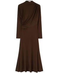 RETORI - Draped Mock-Neck Maxi Dress - Lyst