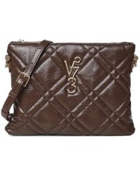 V73 - Diaspro Quilted Logo-Plaque Cross Body Bag - Lyst