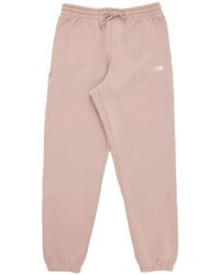 New Balance - Fleece Track Pants - Lyst