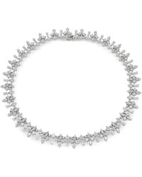 Anabela Chan - 18Kt Diamond Fleur-De-Lys Diamond Necklace - Lyst