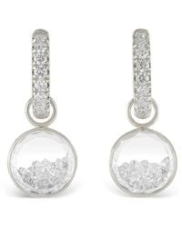 Moritz Glik - 18K Shaker Hugger Diamond Earrings - Lyst