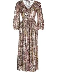 Hayley Menzies - Kleid mit abstraktem Muster - Lyst