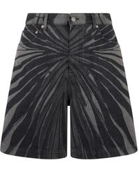 Roberto Cavalli - Denim Shorts - Lyst