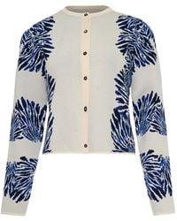 Ulla Johnson - Cardigan Boutonné À Motif Abstrait - Lyst