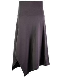 Lemaire - Asymmetric-Hem High-Waisted Midi Skirt - Lyst