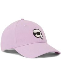 KARL LAGERFELD - Ikon Baseball Cap - Lyst