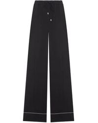 Sportmax - Drawstring Piped Trousers - Lyst
