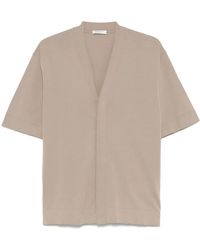 Paolo Pecora - Cotton Short-Sleeve Cardigan - Lyst