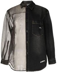 JNBY - Semi-sheer Panelled Shirt - Lyst